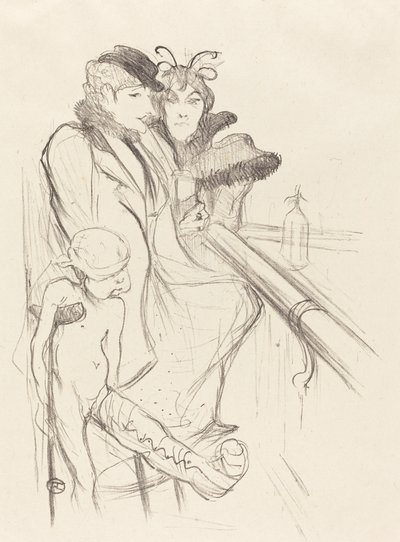 負傷したエロス・エロス・ヴァンネ、1894年。 作： Henri de Toulouse Lautrec