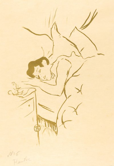 あなたの口 (タブーシュ) 作： Henri de Toulouse Lautrec