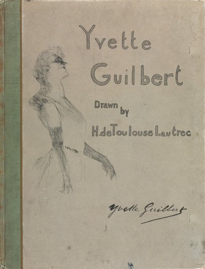 イヴェットギルバート英語シリーズ、1898年。 作： Henri de Toulouse Lautrec