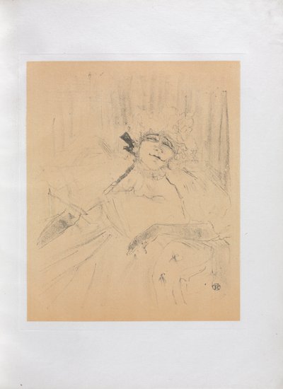 イヴェットギルバート-英語シリーズ：古い歌、1898年。 作： Henri de Toulouse Lautrec