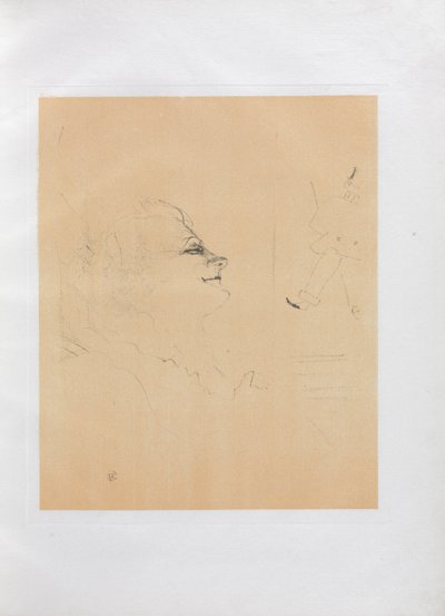 Yvette Guilbert-English シリーズ: Pessima 作： Henri de Toulouse Lautrec
