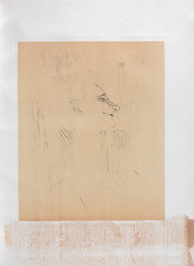 Yvette Guilbert-英語シリーズ: Soularde 作： Henri de Toulouse Lautrec