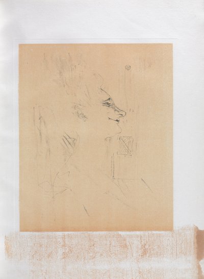 イヴェットギルバート-英語シリーズ：ソウラード、1898年。 作： Henri de Toulouse Lautrec