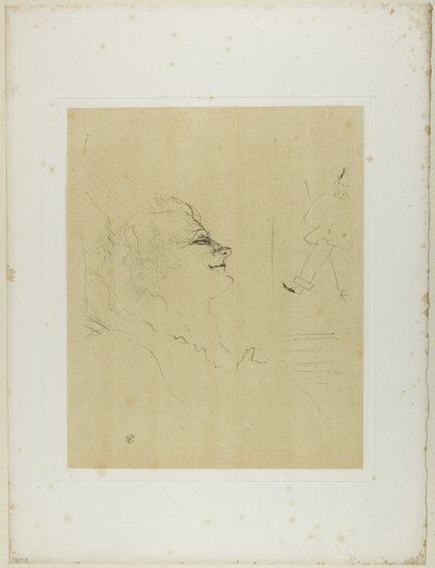 イヴェット・ギルバート—イヴェット・ギルバートのペシマ 作： Henri de Toulouse Lautrec
