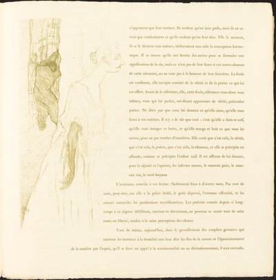 イヴェット・ギルバート 作： Henri de Toulouse Lautrec