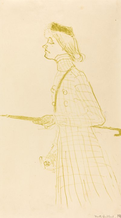イヴェット・ギルバート 作： Henri de Toulouse Lautrec