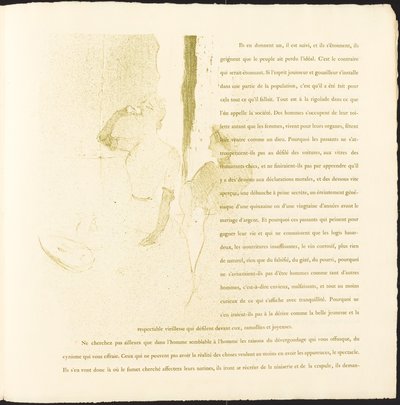 イヴェット・ギルバート 作： Henri de Toulouse Lautrec