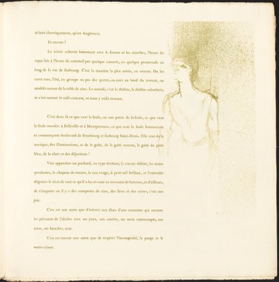 イヴェット・ギルバート 作： Henri de Toulouse Lautrec