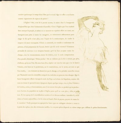 イヴェット・ギルバート 作： Henri de Toulouse Lautrec