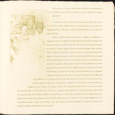 イヴェット・ギルバート 作： Henri de Toulouse Lautrec