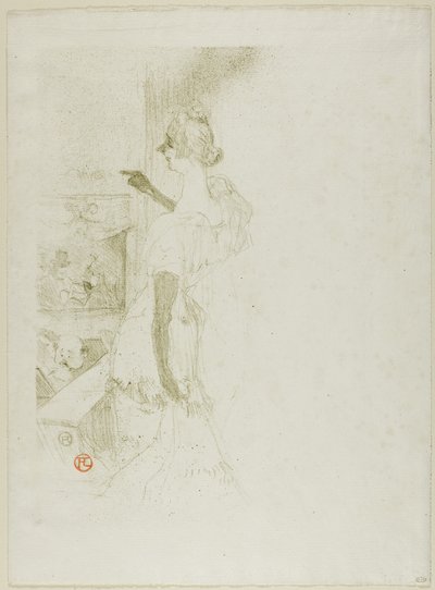 イヴェット・ギルバート 作： Henri de Toulouse Lautrec
