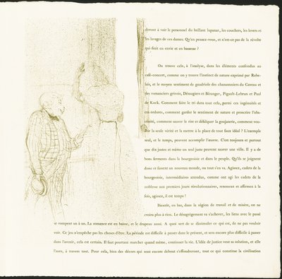 イヴェット・ギルバート 作： Henri de Toulouse Lautrec