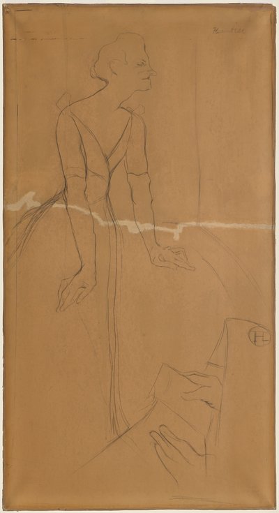 イヴェット・ギルバート 作： Henri de Toulouse Lautrec