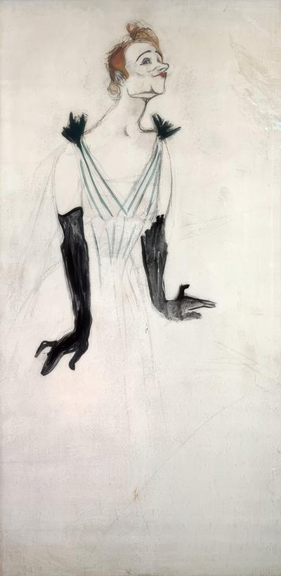 イヴェット・ギルバート 作： Henri de Toulouse Lautrec