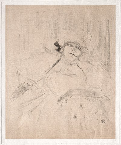 イヴェット・ギルバート：古い歌 作： Henri de Toulouse Lautrec