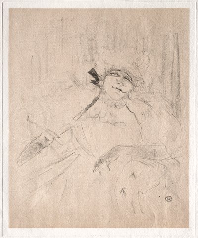 イヴェットギルバート：シャンソンアンシエンヌ、1898年。 作： Henri de Toulouse Lautrec