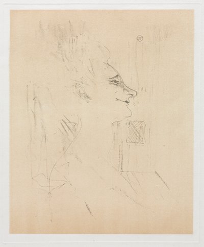イベットギルバート中毒、1898年。 作： Henri de Toulouse Lautrec