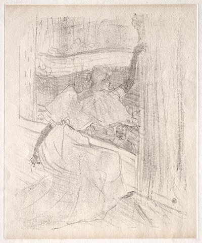 イヴェット・ギルバート: 聴衆に挨拶する 作： Henri de Toulouse Lautrec