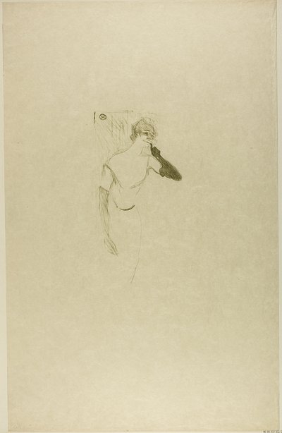 イヴェット・ギルバート、Colombine at Pierrot 作： Henri de Toulouse Lautrec
