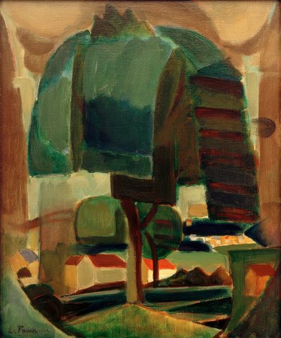 ペイセージ（横） 作： Henri Victor Gabriel Le Fauconnier