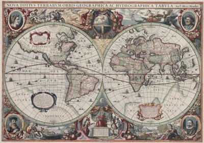 Nova totius terrarumorbisgeographica ac curadelineataですか 作： Henricus Hondius II