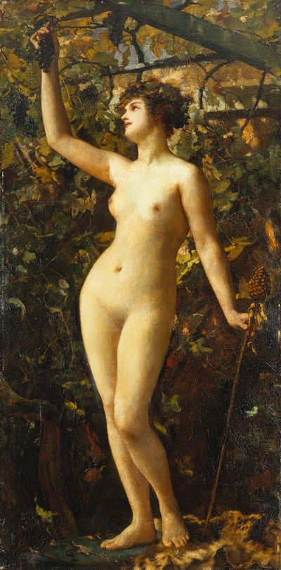 バカントへ、1885年 作： Henrietta Rae