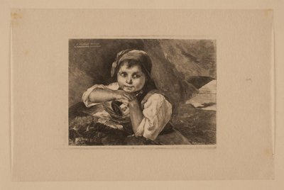 農民の少女 作： Henrik Arnold Hamilkar Sørensen