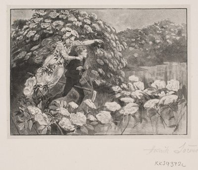 H.C.アンデルセンの挿絵：「ヒルデマザー」 作： Henrik Arnold Hamilkar Sørensen
