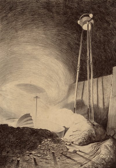蒸気雲を見る火星人 作： Henrique Alvim Correa