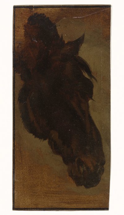 馬の頭 作： Henriëtte Ronner