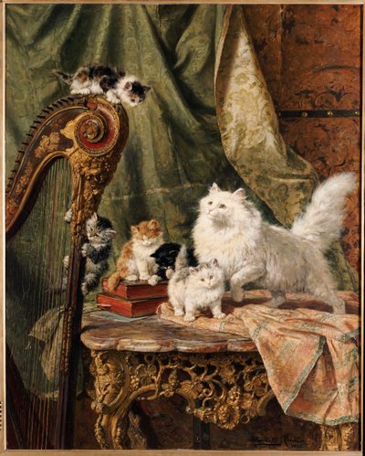 ミュージカルインタールード、1897 作： Henriëtte Ronner Knip