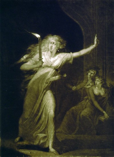 マクベス夫人、第5幕、第1場。 作： Henry (1741 1825) (after) Fuseli