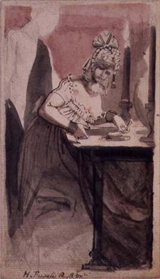 宮廷女官の化粧台 作： Johann Heinrich Füssli