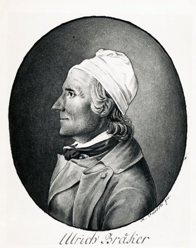 ウルリッヒ・ブレイカーの肖像（スイス・ナビス 作： Johann Heinrich Füssli