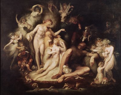 タイタニアの覚醒 作： Johann Heinrich Füssli