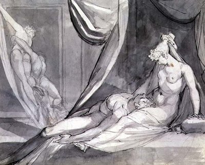 死と眠りによって持ち帰られたサルペドンの遺体（『イリアス』第十七巻、682年） 作： Johann Heinrich Füssli