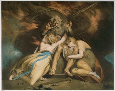 オーストリア、ウィーン、「オイディプスの死」の絵 作： Henry  Fuseli