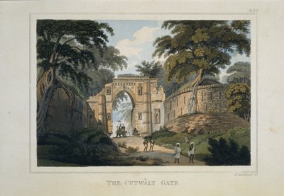 カトワリ ゲートと「コトワリ ダルワザ」、グールの遺跡 作： Henry (after) Creighton