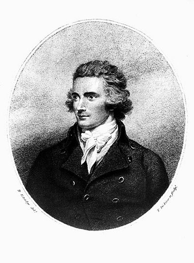 Mungo park (1771-1805) - H.Edridgeの手による彫刻。 作： Henry (after) Edridge