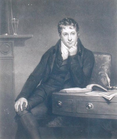 ハンフリー・デイヴィ卿（1778-1829）、S.W.レイノルズの刻印 作： Henry (after) Howard