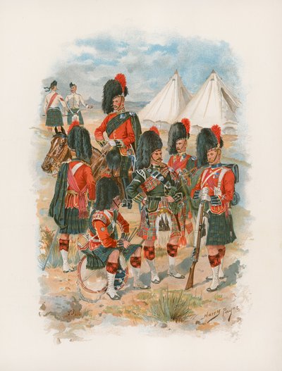 42nd Royal Highlanders、The Black Watch（chromolitho） 作： Henry A. Payne