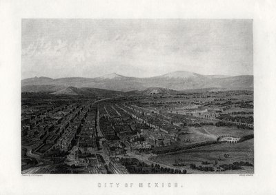 メキシコ市、1883 作： Henry Adlard