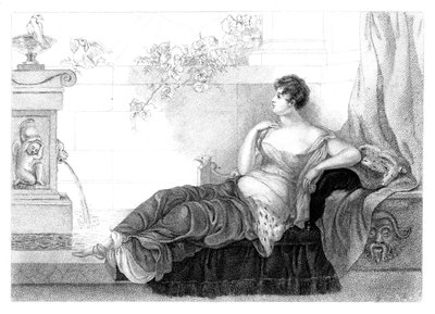 メアリーロビンソン1757-1800、イギリスの詩人、小説家、1830年。 作： Henry Adlard