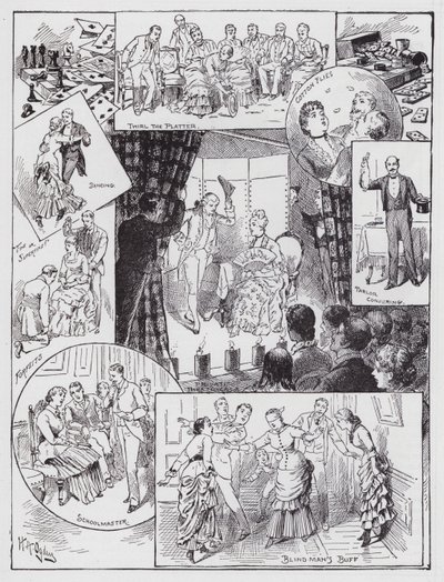 インドア・アミューズメント（刻印 作： Henry Alexander (after) Ogden