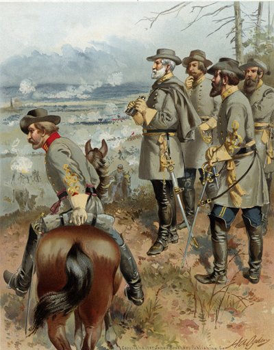 ロブト将軍。 E.リー、フレデリックスバーグ、1862年12月13日、パブ。 1900 作： Henry Alexander Ogden