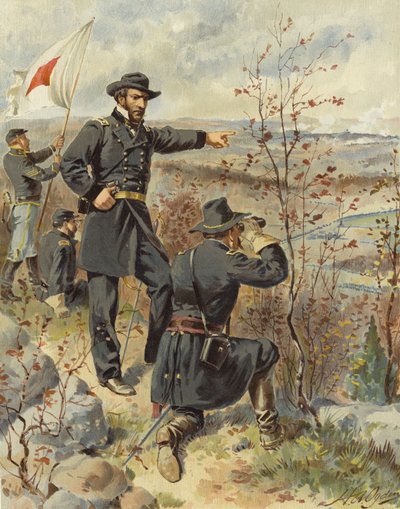 1864年10月4日、ケネソー山のシャーマン 作： Henry Alexander Ogden