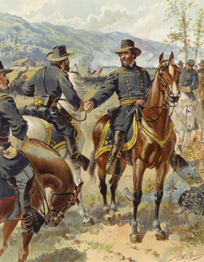 チカマウガのトーマス、1863年9月20日 作： Henry Alexander Ogden