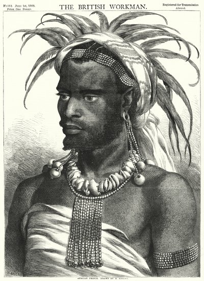 アフリカの王子様（彫刻 作： Henry Anelay