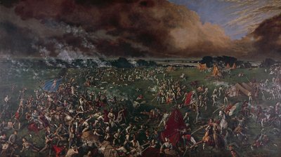 サン・ジャシントの戦い 1836年 作： Henry Arthur McArdle
