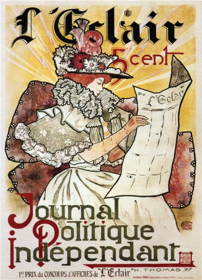 レクレア：政治ジャーナル独立ポスター、1897年 作： Henry Atwell Thomas